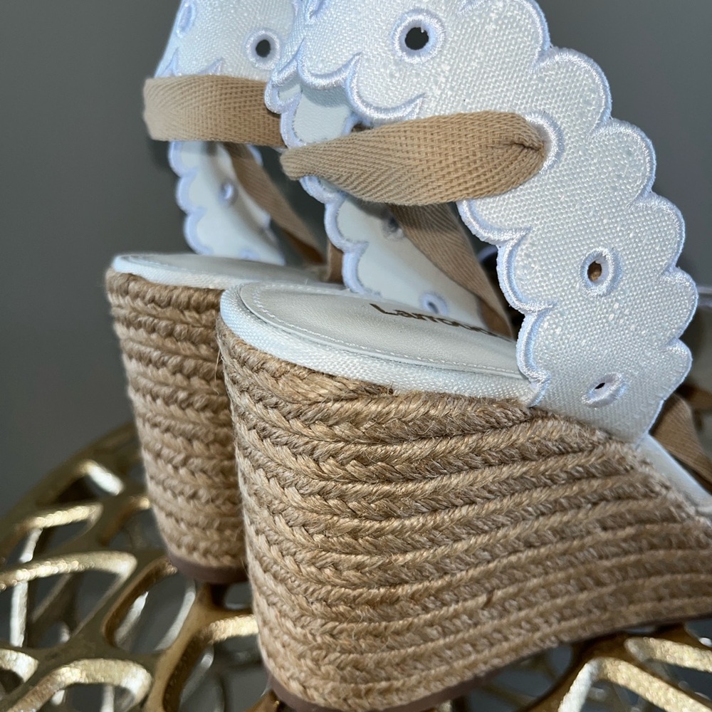 NWOB Larroude Poppy Espadrilles Size 9 - Picture 5 of 7